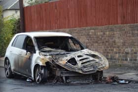 A car was set alight on Southhouse Road in Edinburgh on Sunday evening, with police now probing what they believe is a "wilful" blaze.