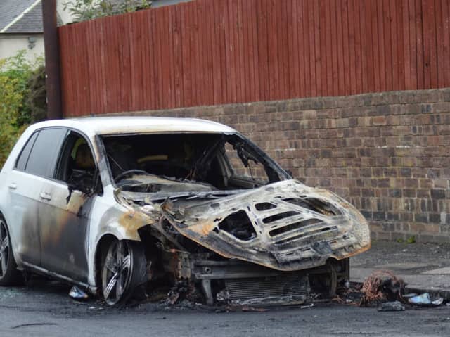 A car was set alight on Southhouse Road in Edinburgh on Sunday evening, with police now probing what they believe is a "wilful" blaze.