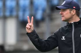Head coach Jens Fonsskov Olsen of FC Nordsjaelland 