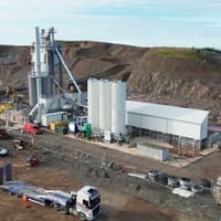 New Midlothian £5 million asphalt facility opened by the Hillhouse Group near Pathhead
