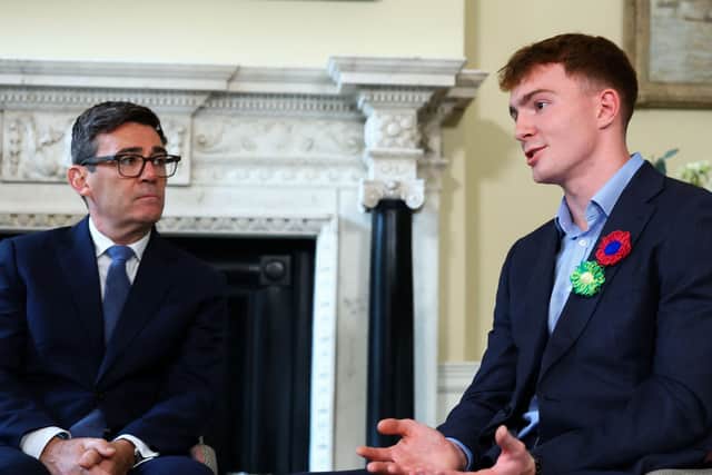 Andy Burnham meets Archie Goodburn