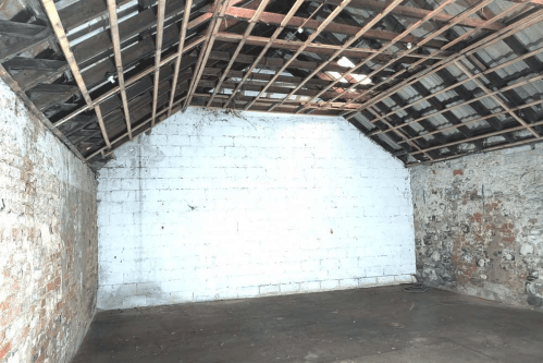 Inside the Maritime Lane building as it currently is.