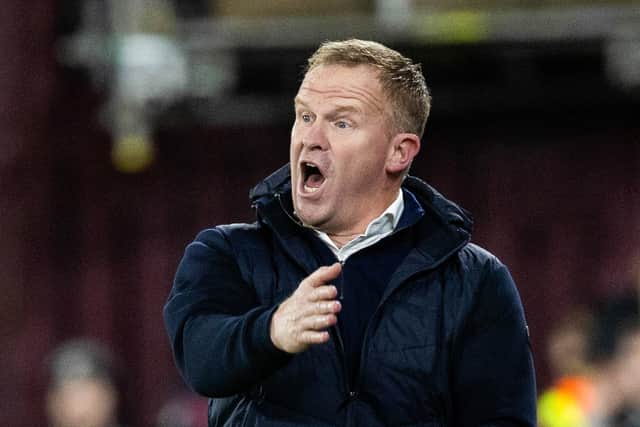 Hearts head coach Wouter Vrancken