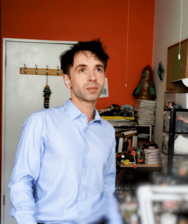 Jack creates games using stop motion animation, physical models and action figures.