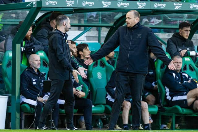 Hibernian Head Coach Marink Reedijk