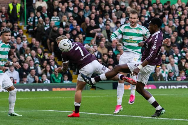 Celtic thrashed Hearts on Sunday.