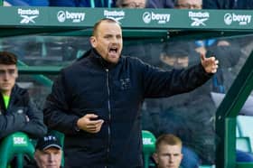  Hibernian Head Coach Marink Reedijk 
