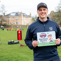 Edinburgh rugby coach publishes children's book to raise money for MND and build confidence in youngsters