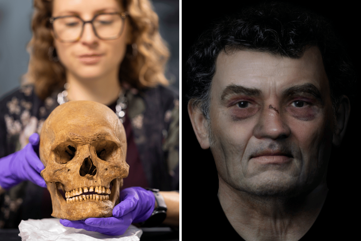 Face of 2,000-year-old Roman man reconstructed in Scotland