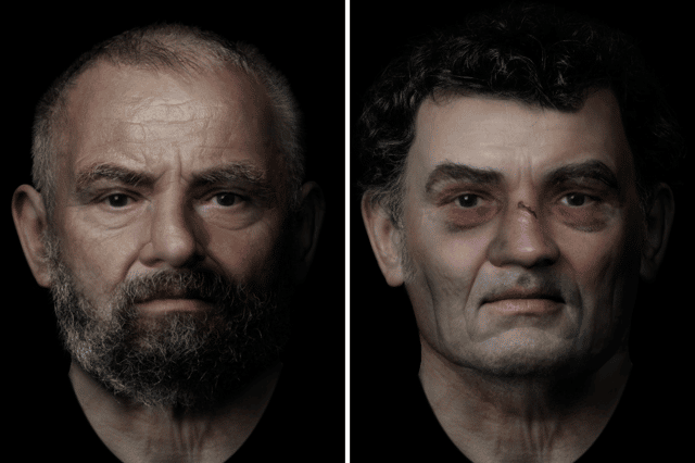 The man was among a number of people whose burials were found around the Roman fort at Inveresk.