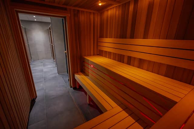 Male and Female saunas are included