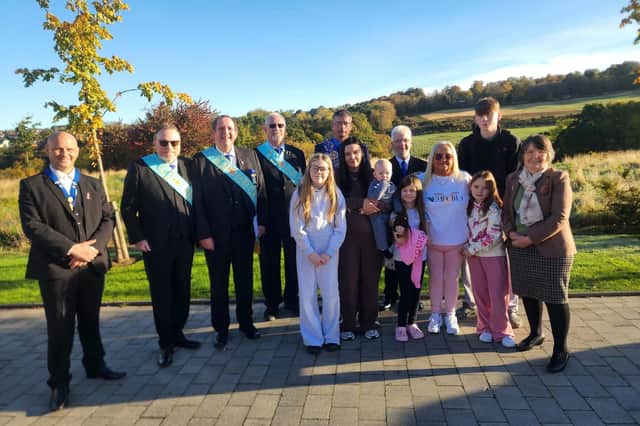 The Buffs joined forces with councillor Ellen Scott to wish Ava and her family bon voyage
