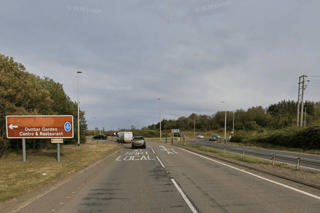 The busy road was closed in both directions last night