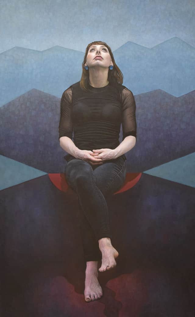 Makers Amok - Jané Seated 2018 Acrylics on board 84cm x 135cm
