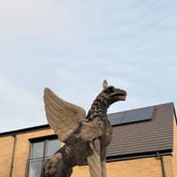 Griffin sculptures restored and returned to Granton after 50 years in storage