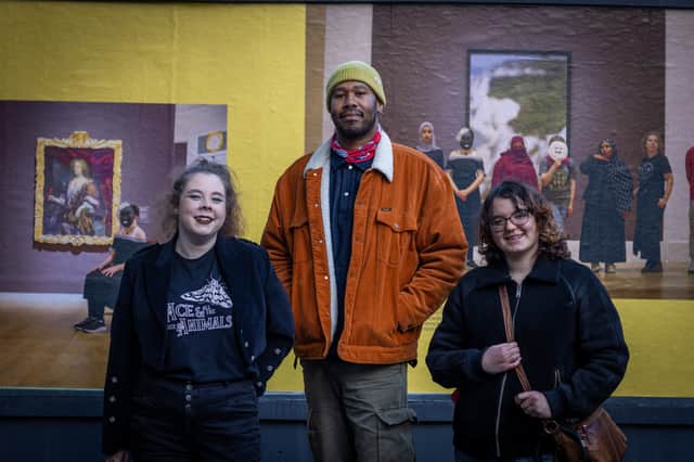 Members of Granton Youth worked alongside artist Matthew Arthur Williams (pictured) and supporting artist MV Brown to create their self-portraits.