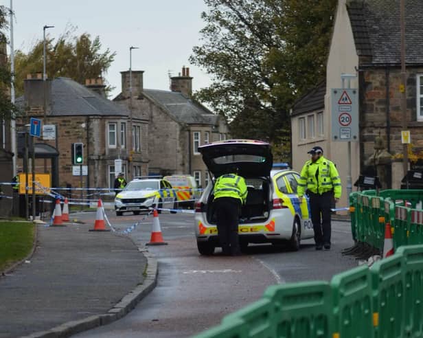 Police on Gilmerton Road