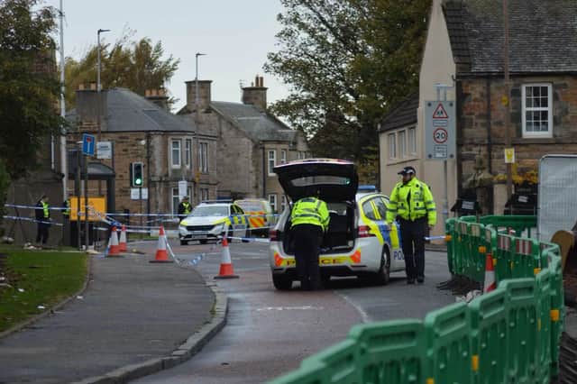 Police on Gilmerton Road