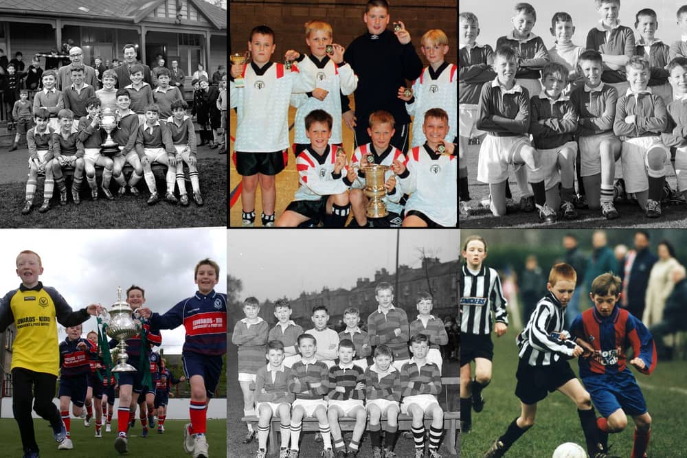 Edinburgh primary school football teams over the years.