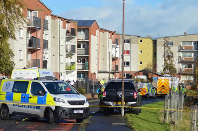 Emergency services were called to Southhouse Square
