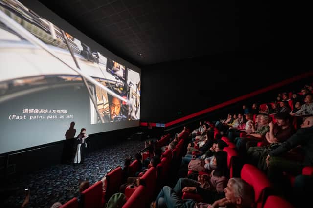 A packed house of 170 attendees watching Don Ng's debut feature NO TIME FOR GOODBYE at the Cineworld Edinburgh cinema on Saturday May 23, 2026.