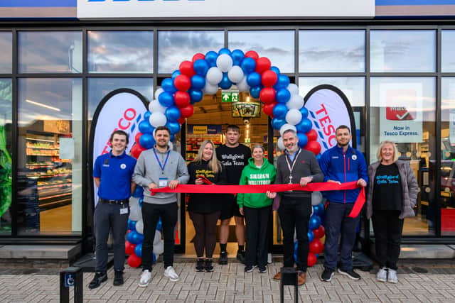 The store was opened with help from the Wallyford Gala team