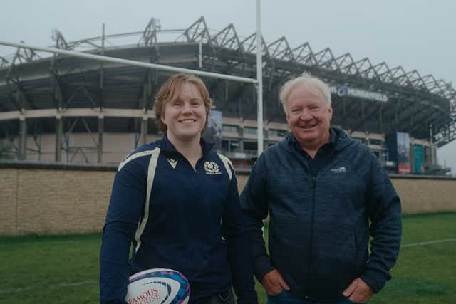 Meryl Smith (pictured with father Ed) supports Characterful Clubhouse.