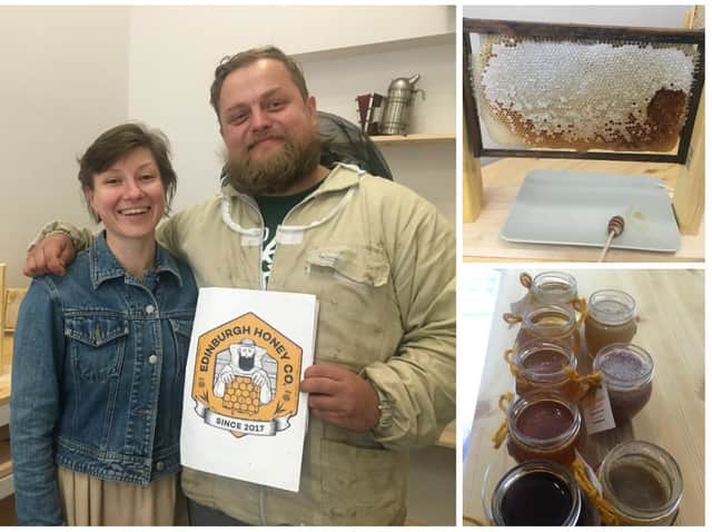 Andrew Zalewski and Marta Kozlowska will be opening Edinburghs only honey store, Edinburgh Honey Co, next week in Easter Road.