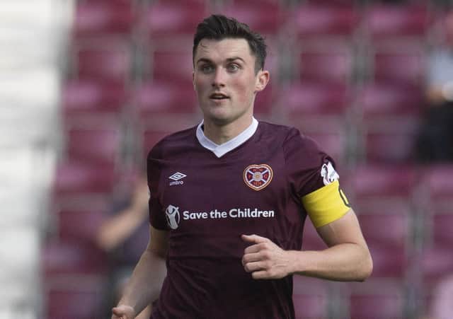John Souttar has not played for Hearts since August. Pic: SNS