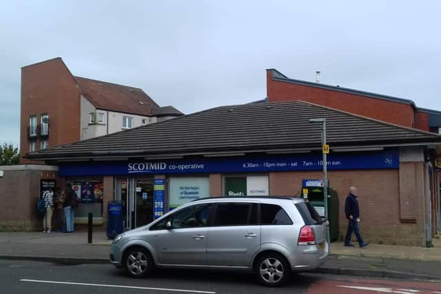 The incident happened outside the Scotmid store on Morvenside Road at around 12.25am today (Monday).