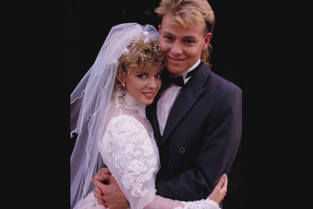 Jason Donovan with Kylie Minogue in Neighbours