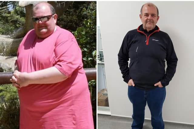Football-daft Edinburgh husband, 53, loses incredible SEVEN stone to get back on the pitch