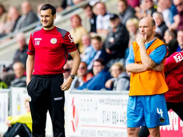 Ian Murray and Colin Cameron in opposite sides as St Mirren take on Berwick Rangers in the Petrofac Cup. Pic: SNS