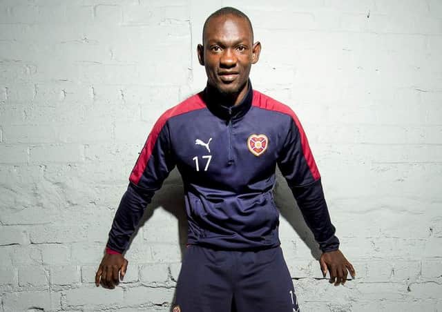 Juwon Oshaniwa played 25 matches for Hearts before his departure. Picture: SNS