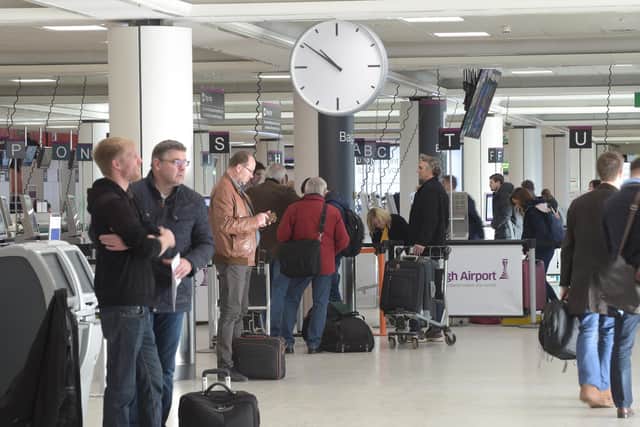 Passengers are being told to arrive at least two and a half hours before their flights at Edinburgh Airport (Photo: Edinburgh Airport)
