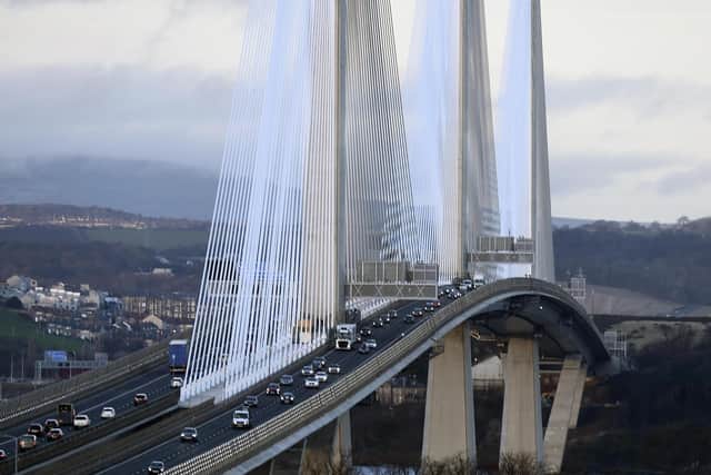 The Queensferry Crossing carries nearly 80,000 vehicles each weekday.