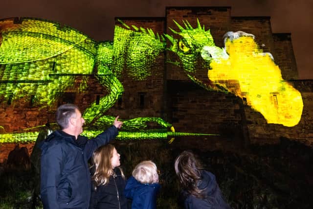 The dragon projection.
