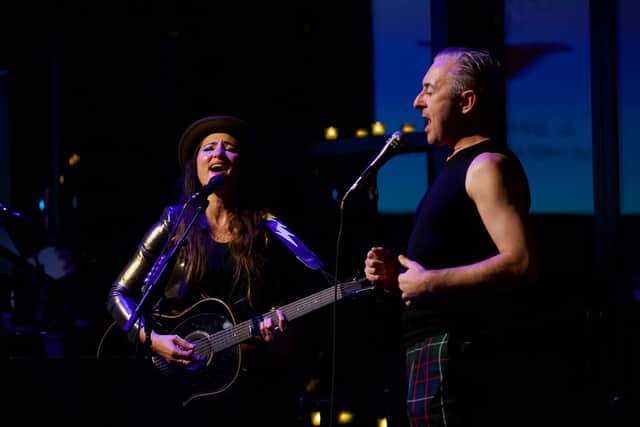 KT Tunstall and Alan Cumming perform together in New York (Photo: The Quaich Project)