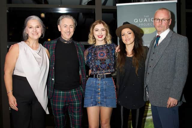 Jules Haston, Alan Cumming, Alannah Moar, KT Tunstall and Andy Scott at the event in New York (Photo: The Quaich Project)