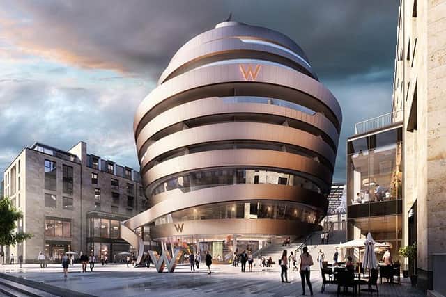The new W hotel will be one of the city's most striking buildings. Picture: St James Edinburgh
