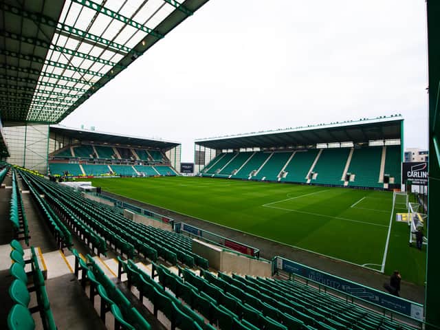 Easter Road Stadium, the scene of today's Premiership match between Hibs and Celtic. Pic: SNS