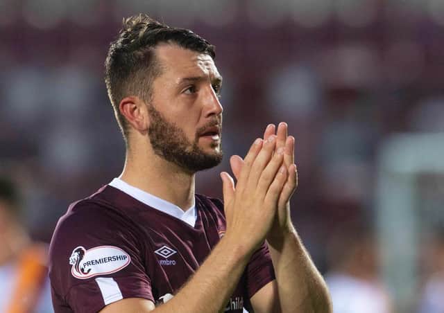 Hearts defender Craig Halkett is likely to be out for around three months