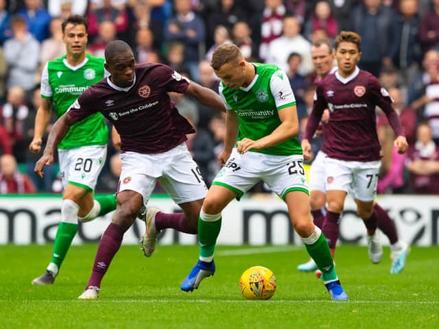Hearts and Hibs will face each other at Tynecastle on Boxing Day. Picture: SNS