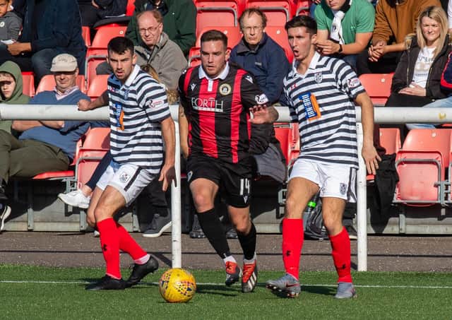 Callum Crane and his Edinburgh City team-mates have done well to keep on the coattails of Cove Rangers after a heavy defeat on the opening day. Pic: TSPL