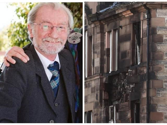 Gordon Sievewright, 69, from Edinburgh died after a suspected gas leak caused a major explosion in the four-story tenement building and a fire at around 5pm on Tuesday, September 10.