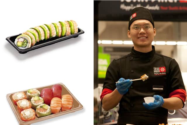 Sushi Daily offers an open kitchen experiencewhere customers can see their food being prepared from high-quality natural ingredients, including whole Scottish salmon.