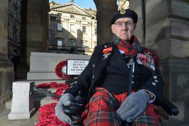 His war honours include the 1939-45 Star, the Africa Star, the Burma Star, the France and Germany Star, the Defence Medal, and the Victory Medal.