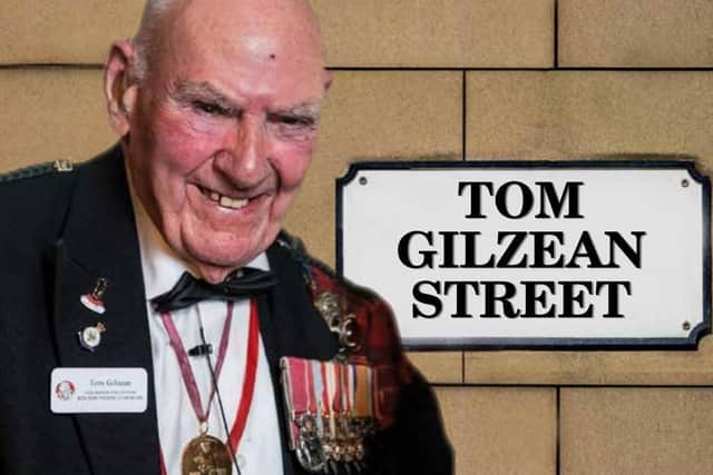 Calls have been made to name a street after Tom Gilzean.