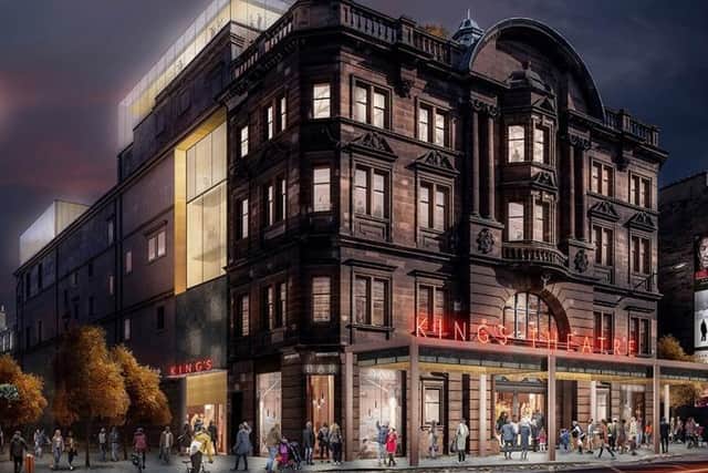 The new-look King's Theatre is due to be unveiled in 2023. Image: Bennetts Associates.