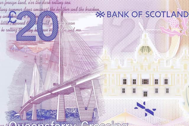 The Queensferry Crossing features prominently on the new limited edition note.